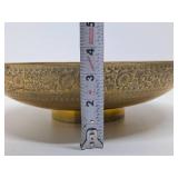Beautiful Solid Chase Brass Large Centerpiece Bowl