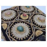 Vintage Jeweled Indian Jewelry Box