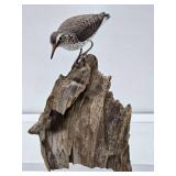 Excellent Hand Carved & Painted Folk Art Shore Bird #1