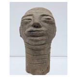Old African Akan Terra Cotta Memorial Head