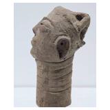 Old African Akan Terra Cotta Memorial Head