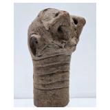 Old African Akan Terra Cotta Memorial Head