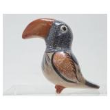 Vintage Mexican Folk Art Pottery Bird