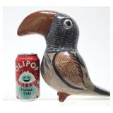 Vintage Mexican Folk Art Pottery Bird