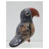 Vintage Mexican Folk Art Pottery Bird