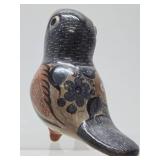 Vintage Mexican Folk Art Pottery Bird