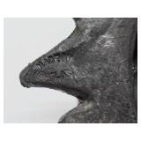 Vintage Cast Metal Gothic Style Face Sculpture