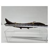 Vintage Carved Wood Fish Sculptural Carving Set #2