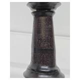 Group of Hand Carved African Wood & Carved Buffalo Horn