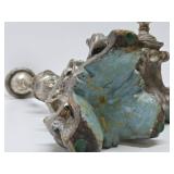 Large Old Vintage Ornate Candle Stands