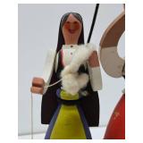 Vintage Portuguese Wood Figures & Artwork