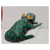 Group of Hand Made Wooden Mexican Folk Art Items