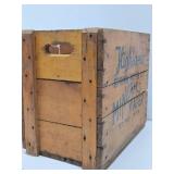 Excellent Vintage HIGHLAND Saint Paul Spring Water Wood Advertising Crates w/Full Sealed Bottles #3