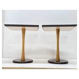 Matching Pair of Vintage Mid Century Danish Modern Side Tables
