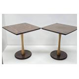 Matching Pair of Vintage Mid Century Danish Modern Side Tables