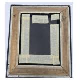 Ornately Framed Antique Original Painting on Leaf