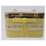 Very Nice Mid Century Hinged Box Purse/Handbag w/Lucite Handle