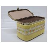 Very Nice Mid Century Hinged Box Purse/Handbag w/Lucite Handle