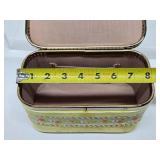 Very Nice Mid Century Hinged Box Purse/Handbag w/Lucite Handle