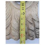 Vintage Museum Replica Heavy Plaster Greek Theater Head Sculpture