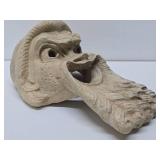 Vintage Museum Replica Heavy Plaster Greek Theater Head Sculpture