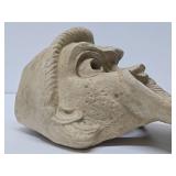 Vintage Museum Replica Heavy Plaster Greek Theater Head Sculpture