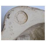 Vintage Museum Replica Heavy Plaster Greek Theater Head Sculpture