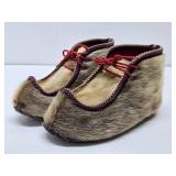 Excellent Vintage Norway Reindeer Hide Ladies