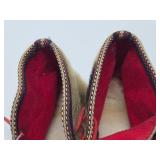 Excellent Vintage Norway Reindeer Hide Ladies