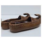 2 Very Nice Pairs of Vintage Ladies Leather Opanak / Opanci Shoes - Southeastern Europe