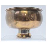 Large Vintage Copper Pedestal Bowl