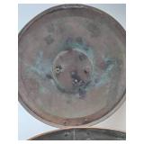 Beautiful Old Vintage Copper & Brass Round Box