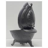 Large & Impressive Heavy Cast Iron Coal Scuttle