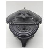 Large & Impressive Heavy Cast Iron Coal Scuttle