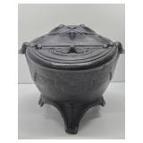 Large & Impressive Heavy Cast Iron Coal Scuttle