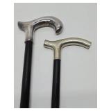 Lot of 3 Vintage & Antique Walking Sticks / Canes