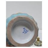 Wonderful Pair of Early Antique Hand Painted Sevres Porcelain Bird Vases - Original Lids!