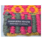 Quality Handmade Norwegian Long Tapestry Wall Hanging - Sigrun Bergs Vevstue