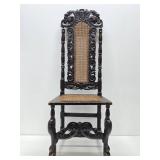 Lovely Ornately Carved Highback Chair