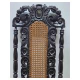 Lovely Ornately Carved Highback Chair