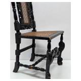Lovely Ornately Carved Highback Chair