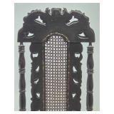 Lovely Ornately Carved Highback Chair