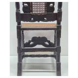 Lovely Ornately Carved Highback Chair