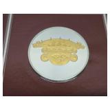 Genuine Solid Silver 1oz Coin - Vintage Franklin Mint "Museo Del Oro" Collection - 1977 #1