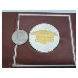 Genuine Solid Silver 1oz Coin - Vintage Franklin Mint "Museo Del Oro" Collection - 1977 #1