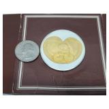 Genuine Solid Silver 1oz Coin - Vintage Franklin Mint "Museo Del Oro" Collection - 1977 #3