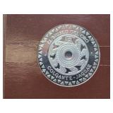 Genuine Solid Silver 1oz Coin - Vintage Franklin Mint "Museo Del Oro" Collection - 1977 #4