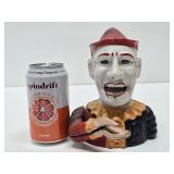 Vintage Style Cast Iron Jester Coin Bank