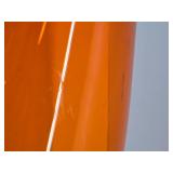 HUGE Blown Glass Orange Vase