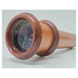 Larger Vintage Wood & Brass Kaleidoscope